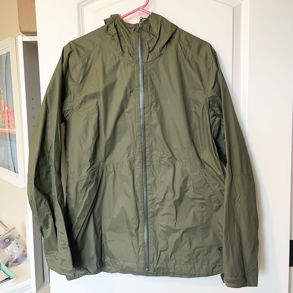 Mountain Hardwear Raincoat & Windbreaker Green Women’s L